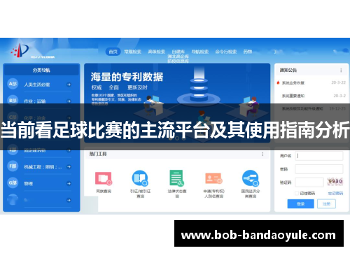 当前看足球比赛的主流平台及其使用指南分析